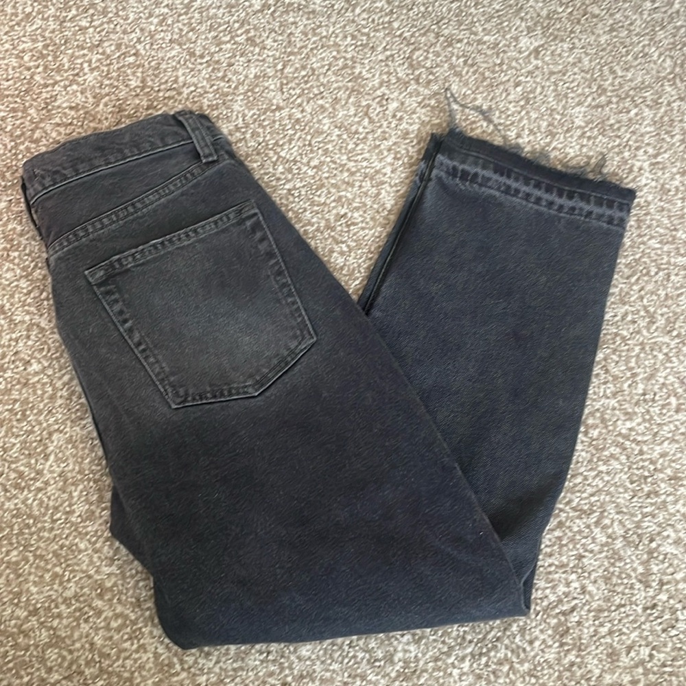 We The Free Black Straight Leg Jeans